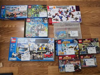 Legos! Very Collectible! Various Boxes. Complete Sets