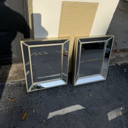 2 Wall Mirrors 