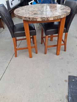 Table and chairs