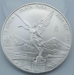 2024 Mexican Libertad 1 oz Silver Coin
