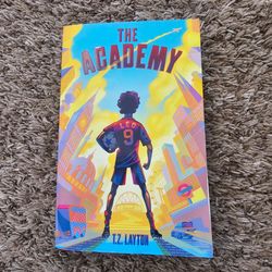 The Academy by T Layton youth novel book child juvenile fiction soccer 

Good condition,  some water damage