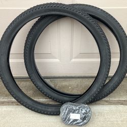 20” X 1.95” Mountain Bike Tire Set (2 Pack)