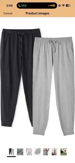 Taibid Women's Active Jogger Sweatpants Cotton Workout Lounge Pants Track Cuff Sweat Pants Pockets