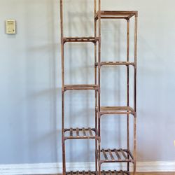 Wood shelf organizer Stand 