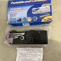 Portable Cordless Handheld Sewing Machine – CS-101B (With Box & Instructions)
