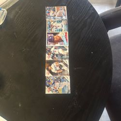Set of 6 Baseball Cards Dodgers 