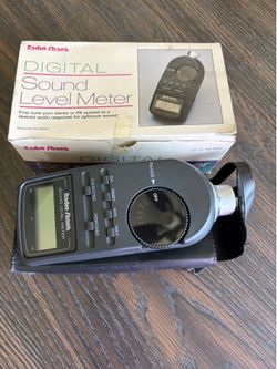 Digital sound level meter