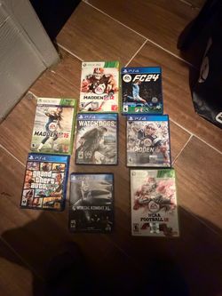 PS4,Xbox 360 games