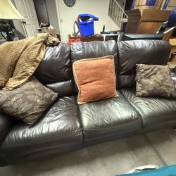 Leather Couch - Sofa Power Recliners
