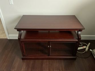 Bombay mahogany wood TV stand