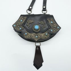 Amazing antique vintage Tibetan purse. (71)66