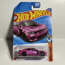 Hot Wheels 2025 2020 Dodge Challenger Hellcat #240 – Carded – Pink – New