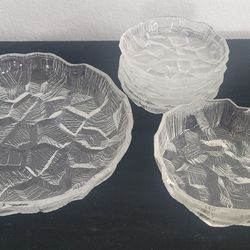 Beautiful Crystal Dish Set