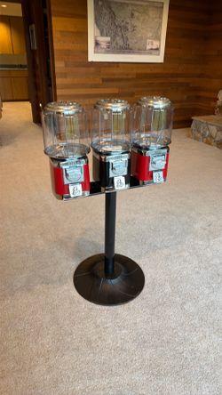 Triple Classic Heavy Duty Gumball & Candy Vending Machine