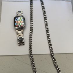 Apple Watch Sterling Silver Necklace Matching 