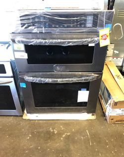 Brand New LG Electronics 30 in. Electric Convection and EasyClean Wall Oven with Built-In Microwave in Black Stainless Steel MY