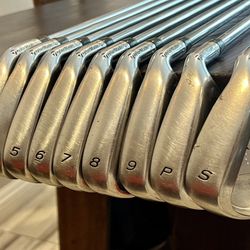 TaylorMade RAC OS Irons: 3-S, +1” Stiff Steel Shafts