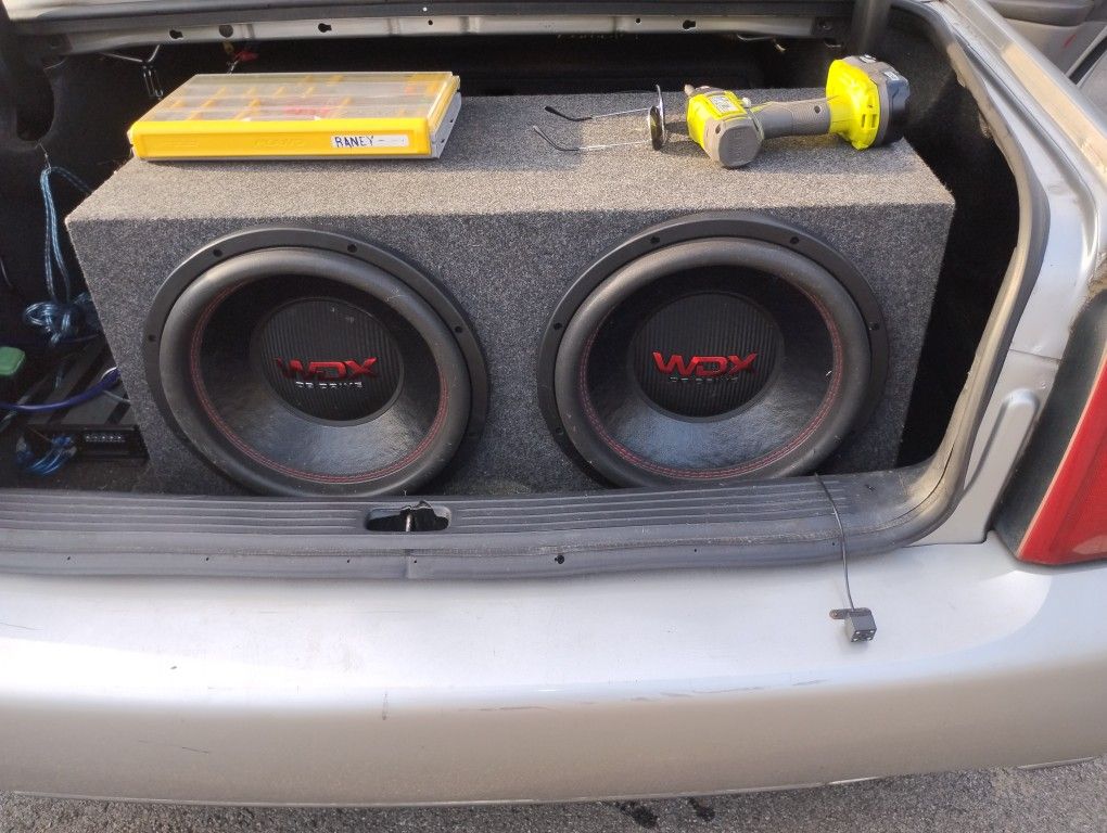 2-15" WDX DB Drive Subwoofers