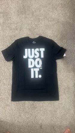 Nike “Just Do It” T-Shirt – Black – Size M – New with Tags