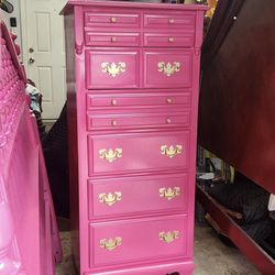 Pink Lingerie Dresser