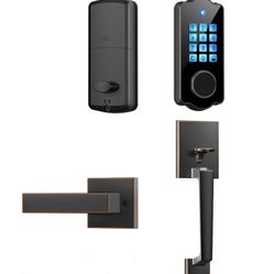 Keyless Entry Door Lock Deadbolt: Athpell Smart Door Lock with Anti Peeping Keypad, 20 User Codes,