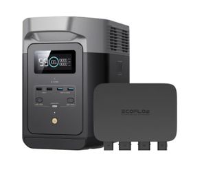 EcoFlow 1000W Power System Bundle w/ 800W Alternator Charger & 220W Solar Panel