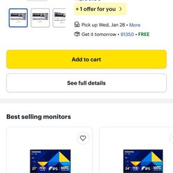 38” Curved LG Monitor 