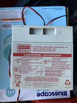 Original Fisher Price 12v Battery
