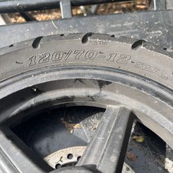 Used Tire And Rum For 150cc Scooter