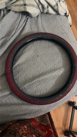 Red Rime steering wheel cover