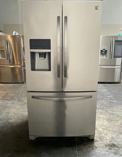 Kenmore 3-Door Refrigerator Stainless Steel