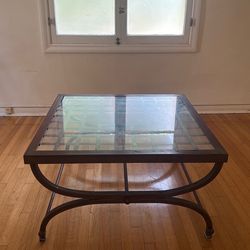 Coffee bronze table