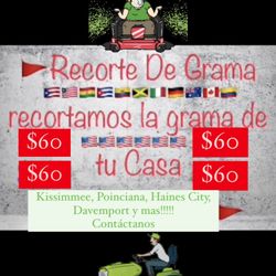 🔥🔥🔥🔊RECORTE DE GRAMA $60🔊🔥🔥🔥