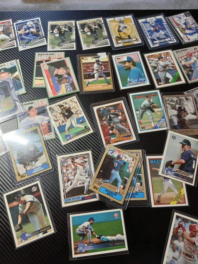 Baseball And Football Cards
