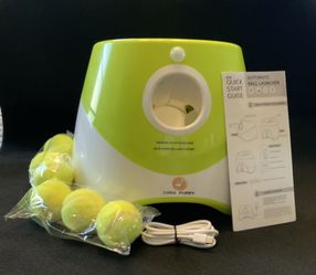 NIB Luna Pet Automatic Dog Ball Launcher For Small Dog Rechargeable Adjustable Distance