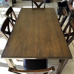 3x5 Dining table w/6 chairs