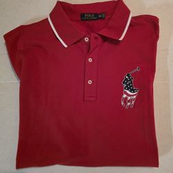 Ralph Lauren Polo Big Pony USA Red Size 2XLT 