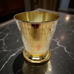 Angel's Envy Bourbon Whiskey Gold Engraved Mint Julep Cup - Barware