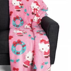 Hello Kitty Christmas Blanket
