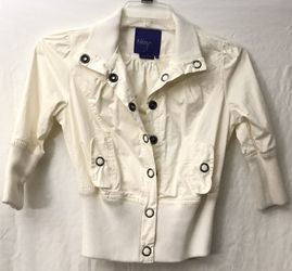 Girls white jacket (S) Miley Cyrus Max Azria