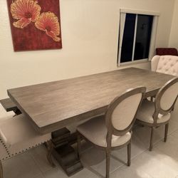 Pottery Barn And Wayfair Chairs/Bench Only 