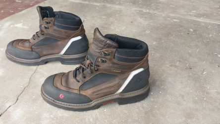 WOLVERINE STEEL TOE LEATHER WORK BOOTS SIZE 13 EW