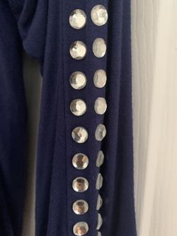 Michael Kors Blue blouse with rhinestones