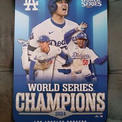 LA DODGERS '24 WS CHAMPS SIGN