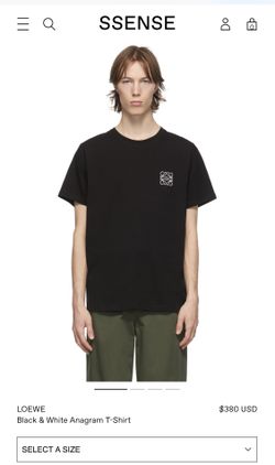 Loewe women's authentic black tshirt