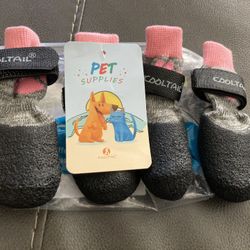“KOOLTAIL” Dog Pink Socks Size S