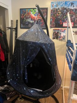 Kids Hanging Teepee Tent with Stand