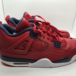 Nike Air Jordan 4 IV Retro FIBA CLEAN Red Mens Size 10.5 Blue White CI1184-617