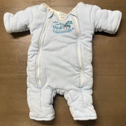Magic Merlin Sleep Suit Blue, Size Small (3-6 Months)