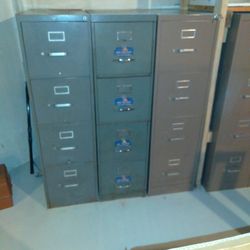 Four Drawer File Cabinets
